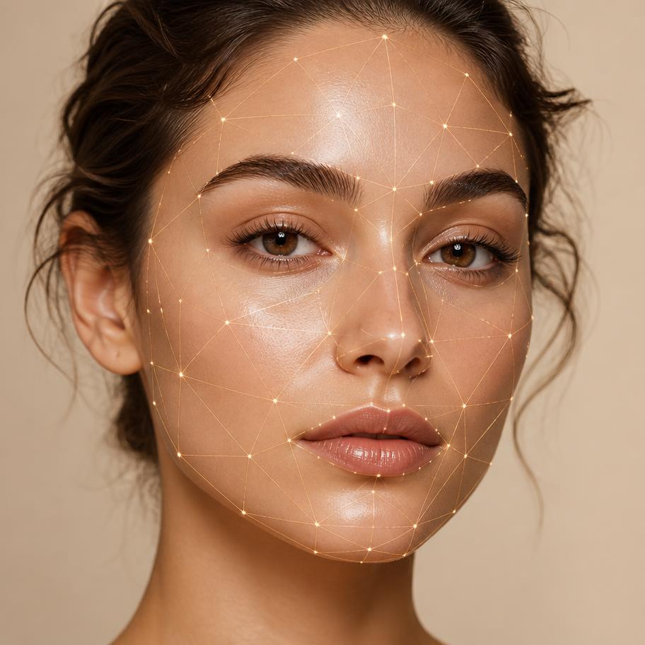 Analyse du visage avec points de repère